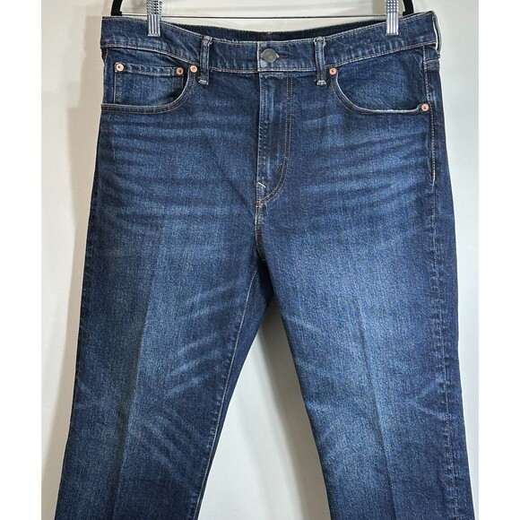 American Eagle Jeans Mens 34X30 (37x29 Actual) Blue Denim Flex Relaxed Straight - Picture 3 of 16